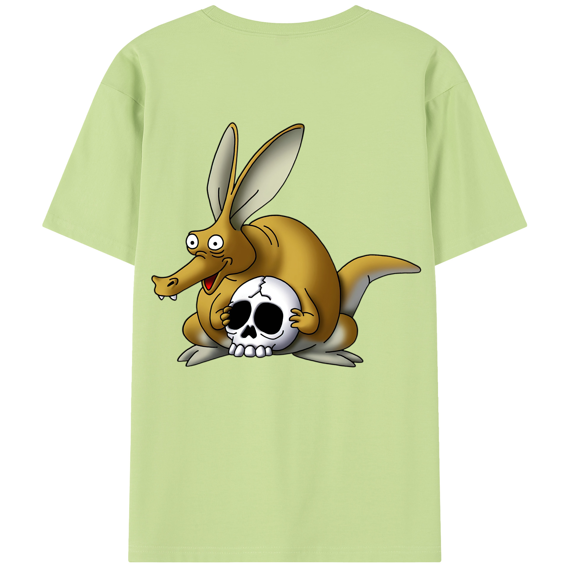 （画像用） ドラゴンクエスト Doragon Kuesuto Dragon Quest 綿100％半袖Tシャツ（背面プリント）